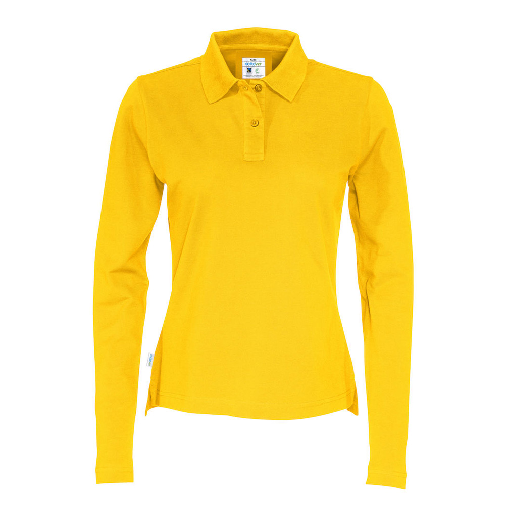 Ladies' polo shirt long sleeves - Image 9